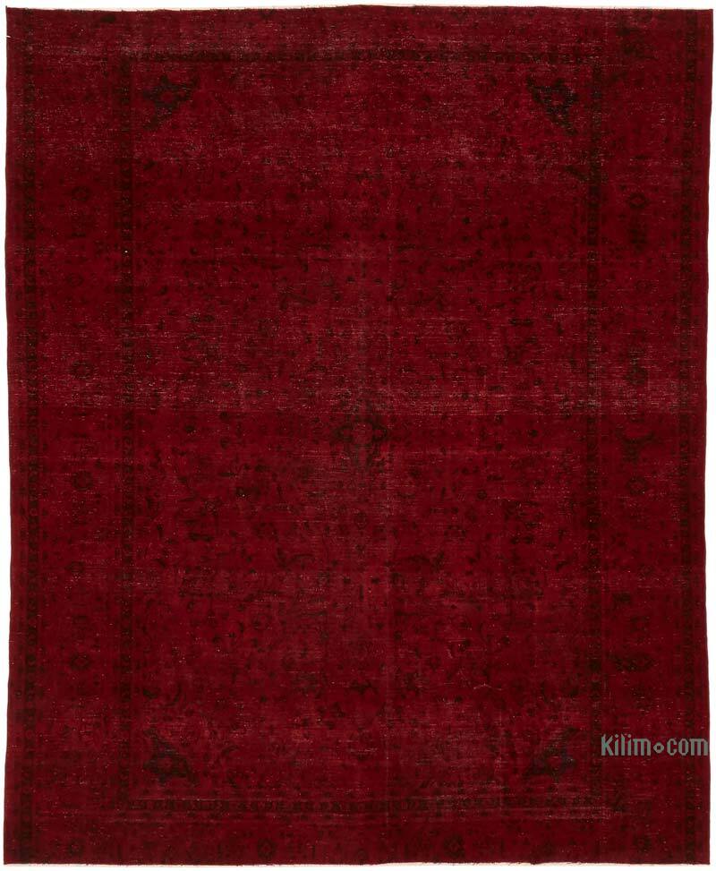 Alfombra Oriental Vintage Teñida a Mano Sobretintada - 250 cm x 300 cm - K0082226