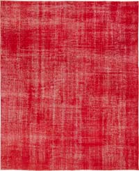 Alfombra Oriental Vintage Teñida a Mano Sobretintada - 250 cm x 300 cm