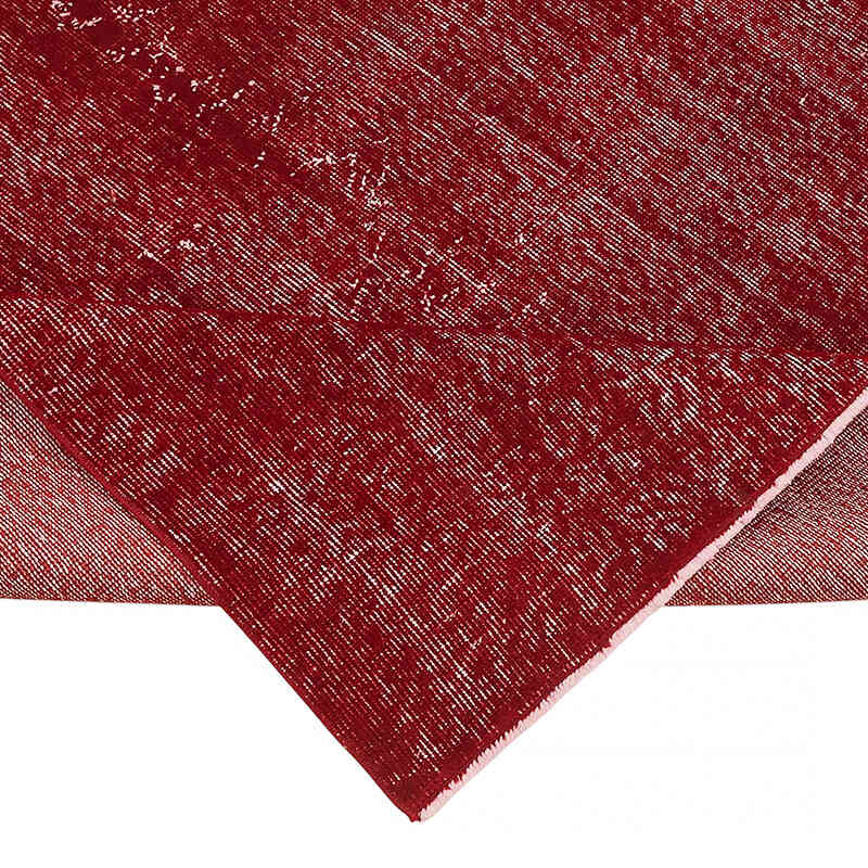 Overdyed Vintage Hand-knotted Oriental Rug - 8' 2" x 9' 10" (98" x 118") - K0082228