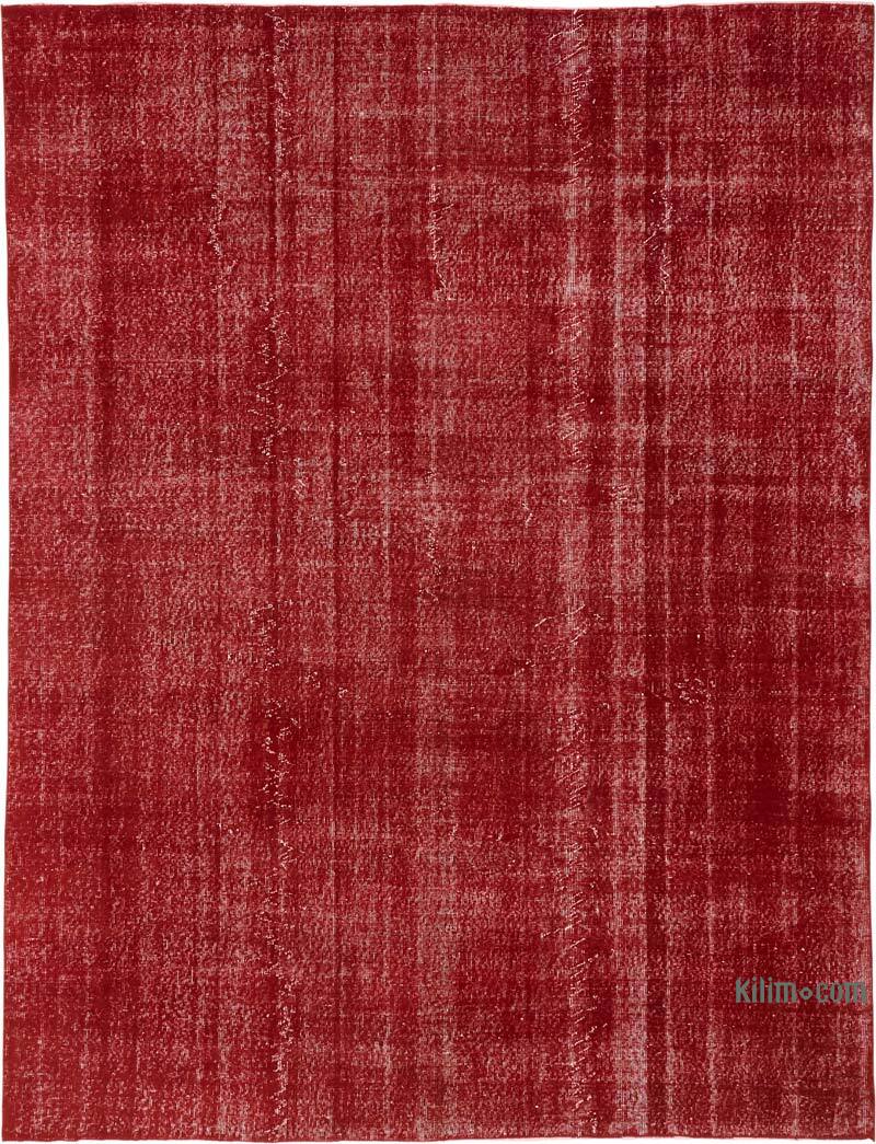Overdyed Vintage Hand-knotted Oriental Rug - 8' 2" x 9' 10" (98" x 118") - K0082228