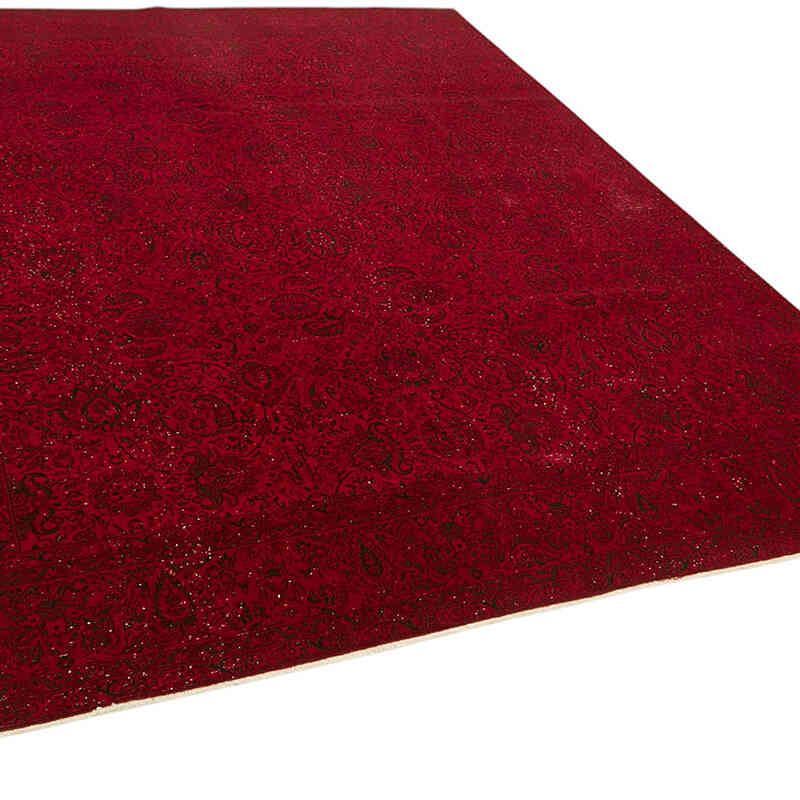 Overdyed Vintage Hand-knotted Oriental Rug - 8' 2" x 9' 10" (98" x 118") - K0082229