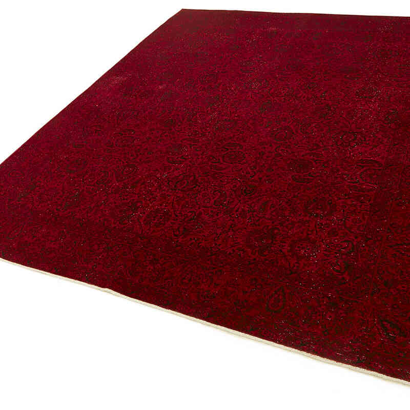 Overdyed Vintage Hand-knotted Oriental Rug - 8' 2" x 9' 10" (98" x 118") - K0082229