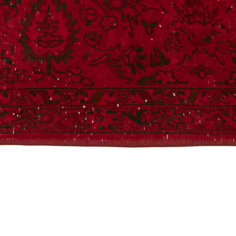 Overdyed Vintage Hand-knotted Oriental Rug - 8' 2" x 9' 10" (98" x 118") - K0082229