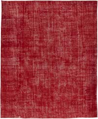 Overdyed Vintage Hand-knotted Oriental Rug - 9' 10" x 13' 1" (118" x 157")