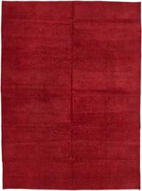 Overdyed Vintage Hand-knotted Oriental Rug - 9' 10" x 13' 1" (118" x 157")