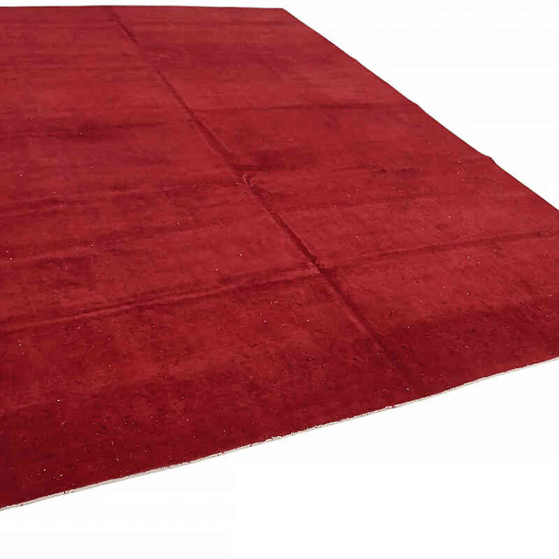 Overdyed Vintage Hand-knotted Oriental Rug - 9' 10" x 13' 1" (118" x 157") - K0082235