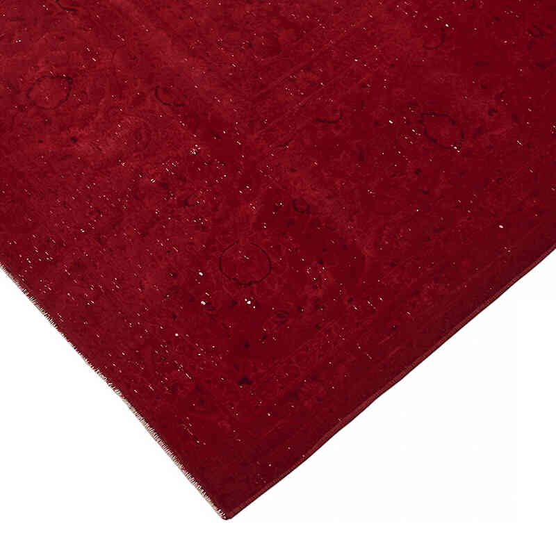 Overdyed Vintage Hand-knotted Oriental Rug - 9' 10" x 13' 1" (118" x 157") - K0082235