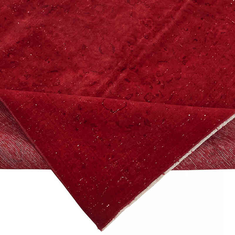 Overdyed Vintage Hand-knotted Oriental Rug - 9' 10" x 13' 1" (118" x 157") - K0082235