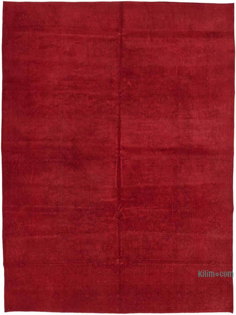 Overdyed Vintage Hand-knotted Oriental Rug - 9' 10" x 13' 1" (118" x 157") - K0082235