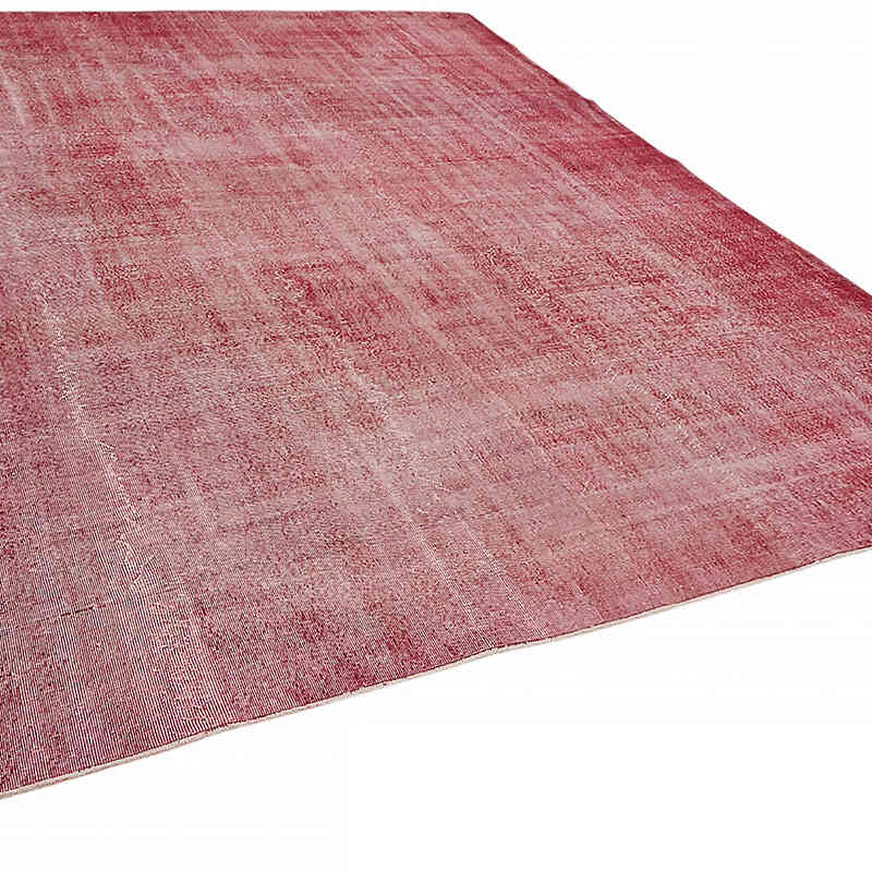 Overdyed Vintage El Dokuma Oryantal Halı - 300 cm x 400 cm - K0082236