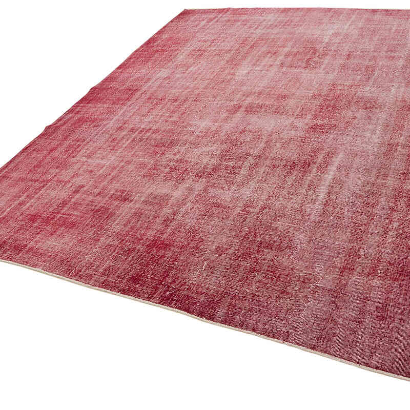 Overdyed Vintage El Dokuma Oryantal Halı - 300 cm x 400 cm - K0082236
