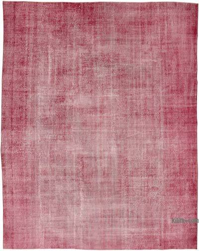 Overdyed Vintage El Dokuma Oryantal Halı - 300 cm x 400 cm