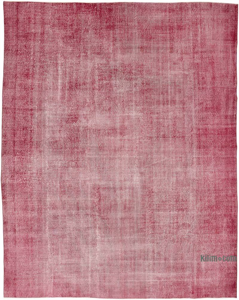 Overdyed Vintage El Dokuma Oryantal Halı - 300 cm x 400 cm - K0082236