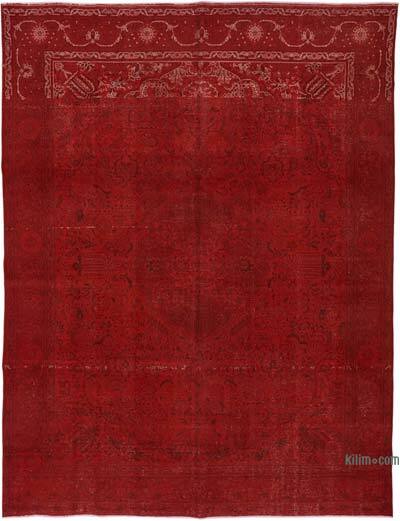 Alfombra Oriental Vintage Teñida a Mano Sobretintada - 300 cm x 400 cm