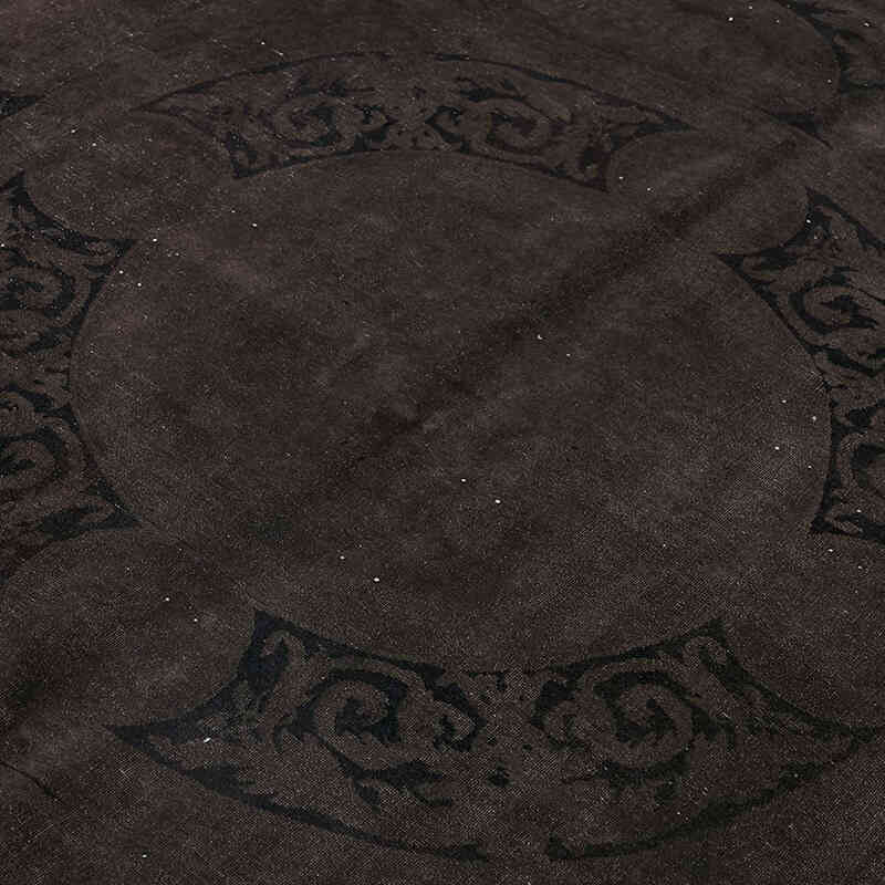 Alfombra Oriental Vintage Teñida a Mano Sobretintada - 236 cm x 292 cm - K0082240