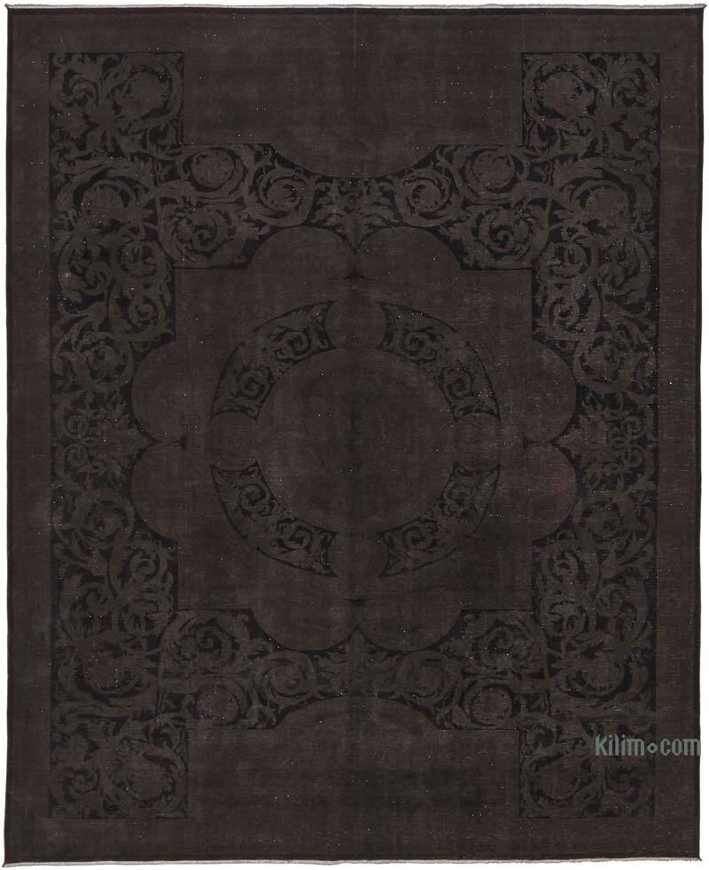 Alfombra Oriental Vintage Teñida a Mano Sobretintada - 236 cm x 292 cm - K0082240