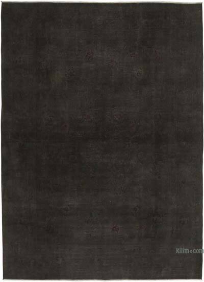 Overdyed Vintage El Dokuma Oryantal Halı - 255 cm x 350 cm