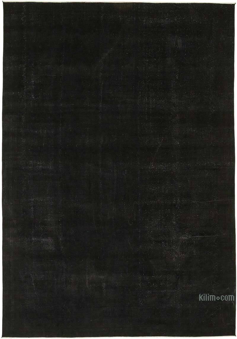 Overdyed Vintage El Dokuma Oryantal Halı - 278 cm x 398 cm - K0082245