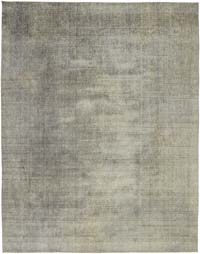 Alfombra Oriental Vintage Teñida a Mano Sobretintada - 297 cm x 383 cm