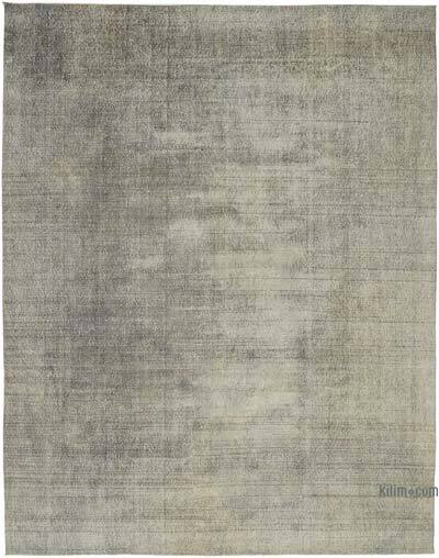 Alfombra Oriental Vintage Teñida a Mano Sobretintada - 297 cm x 383 cm