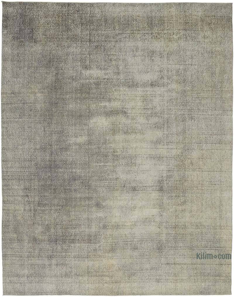 Alfombra Oriental Vintage Teñida a Mano Sobretintada - 297 cm x 383 cm - K0082246