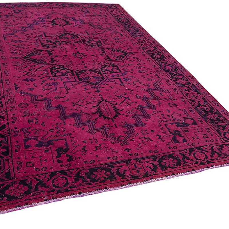 Alfombra Oriental Vintage Teñida a Mano Sobretintada - 200 cm x 300 cm - K0082247