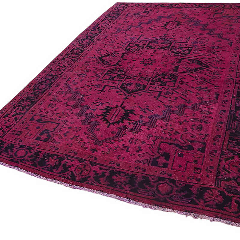 Alfombra Oriental Vintage Teñida a Mano Sobretintada - 200 cm x 300 cm - K0082247