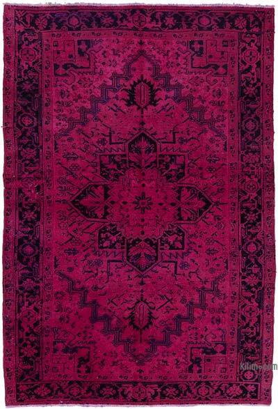 Overdyed Vintage El Dokuma Oryantal Halı - 200 cm x 300 cm