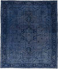 Overdyed Vintage El Dokuma Oryantal Halı - 250 cm x 296 cm