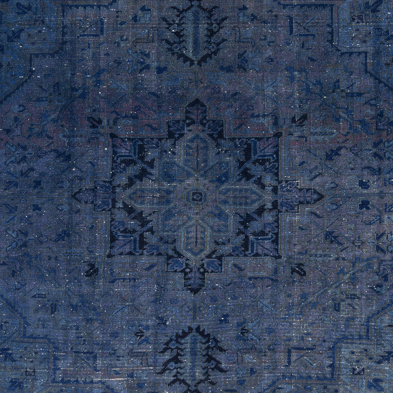 Overdyed Vintage El Dokuma Oryantal Halı - 250 cm x 296 cm - K0082248