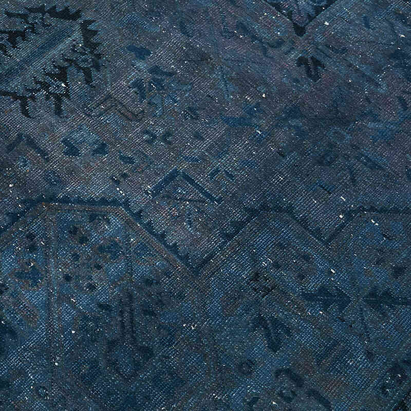 Overdyed Vintage El Dokuma Oryantal Halı - 250 cm x 296 cm - K0082248