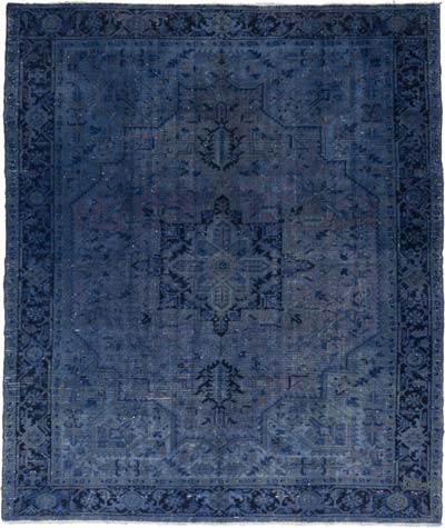 Overdyed Vintage El Dokuma Oryantal Halı - 250 cm x 296 cm