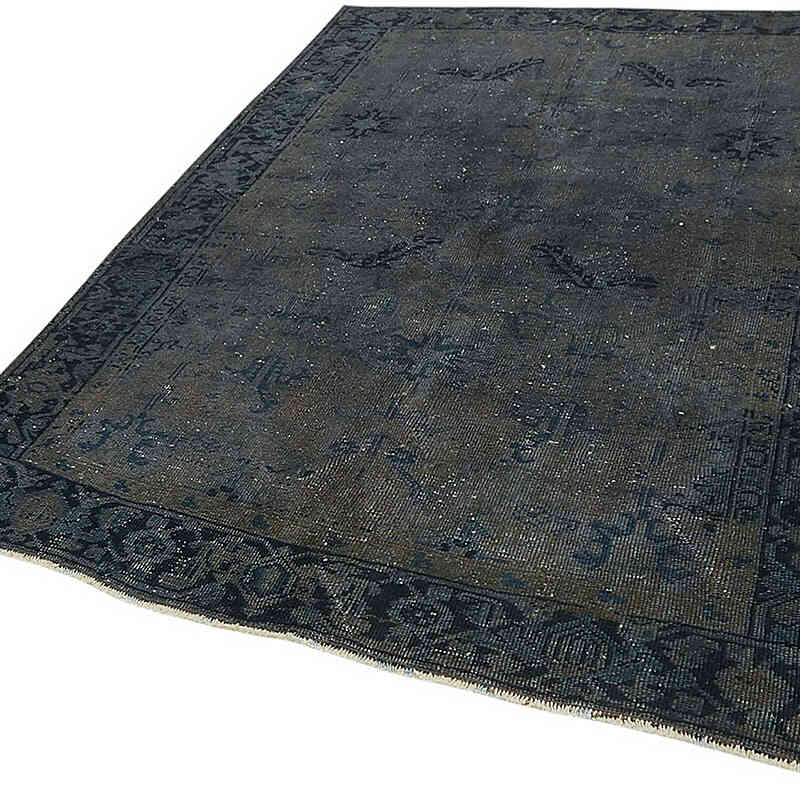 Alfombra Oriental Vintage Teñida a Mano Sobretintada - 172 cm x 226 cm - K0082249
