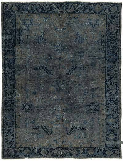 Alfombra Oriental Vintage Teñida a Mano Sobretintada - 172 cm x 226 cm