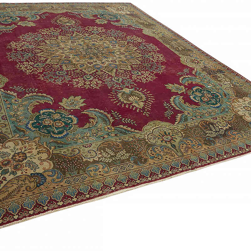 Vintage Hand-Knotted Oriental Rug - 9' 11" x 12' 9" (119" x 153") - K0082256
