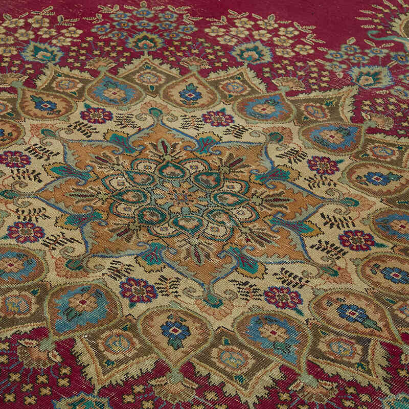 Vintage Hand-Knotted Oriental Rug - 9' 11" x 12' 9" (119" x 153") - K0082256