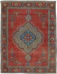 Alfombra Oriental Vintage Anudada a Mano - 291 cm x 384 cm
