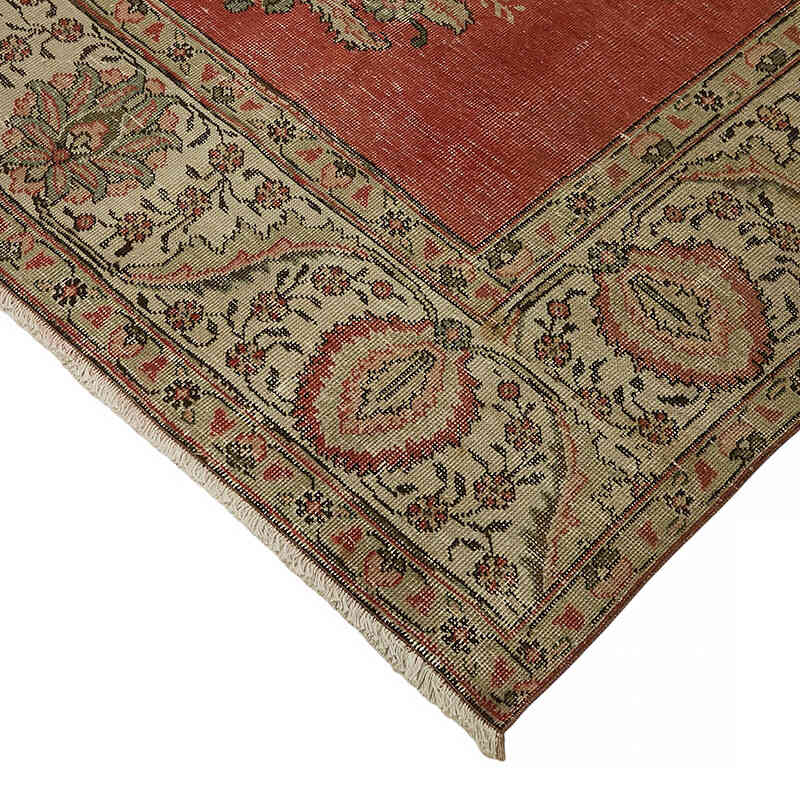 Vintage Hand-Knotted Oriental Rug - 9' 1" x 11' 10" (109" x 142") - K0082258