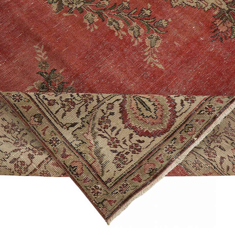 Vintage Hand-Knotted Oriental Rug - 9' 1" x 11' 10" (109" x 142") - K0082258