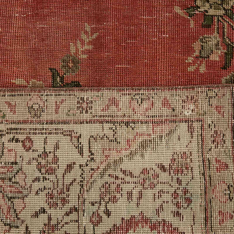 Vintage Hand-Knotted Oriental Rug - 9' 1" x 11' 10" (109" x 142") - K0082258