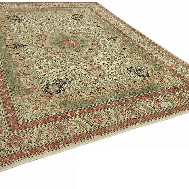 Vintage Hand-Knotted Oriental Rug - 9' 8" x 12' 8" (116" x 152") - K0082259