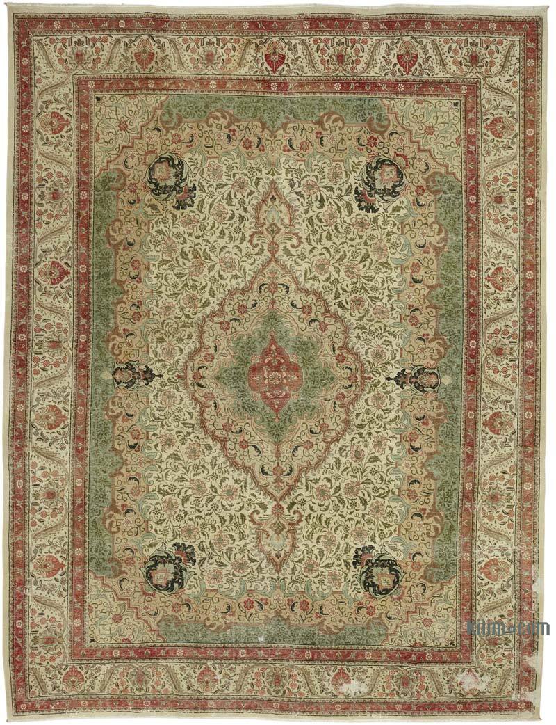 Vintage Hand-Knotted Oriental Rug - 9' 8" x 12' 8" (116" x 152") - K0082259