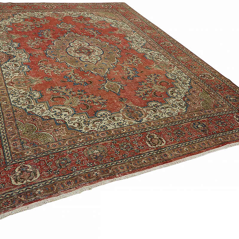 Vintage Hand-Knotted Oriental Rug - 9' 4" x 12'  (112" x 144") - K0082260