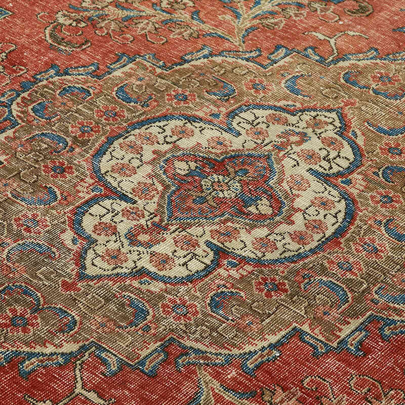 Vintage Hand-Knotted Oriental Rug - 9' 4" x 12'  (112" x 144") - K0082260