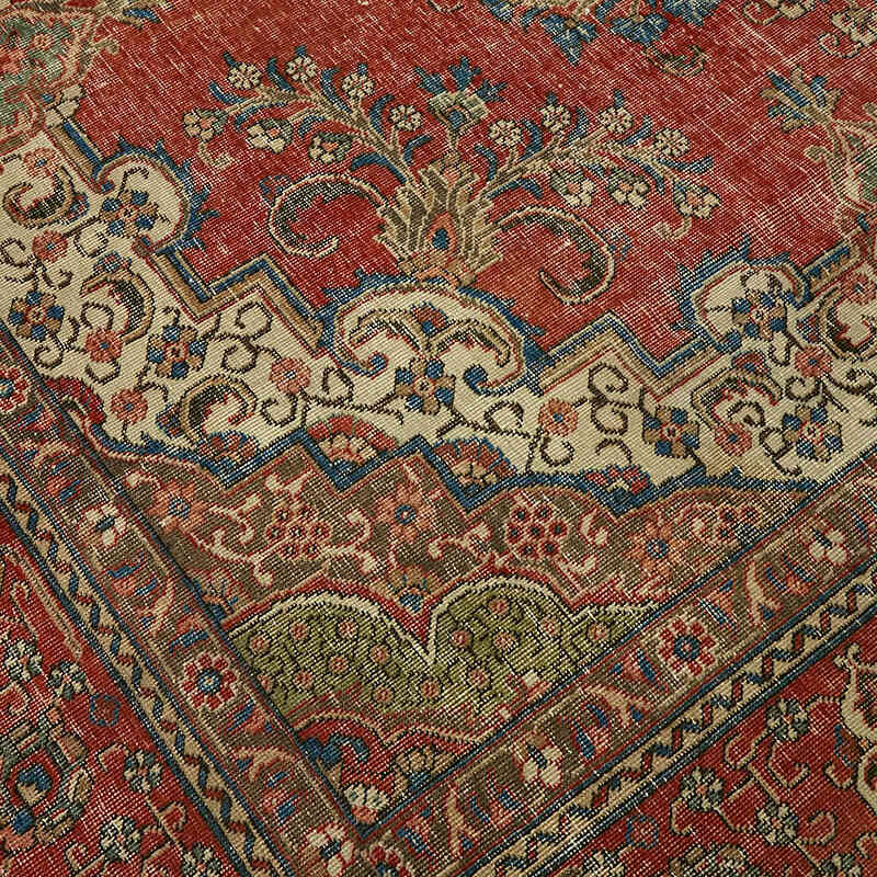 Vintage Hand-Knotted Oriental Rug - 9' 4" x 12'  (112" x 144") - K0082260