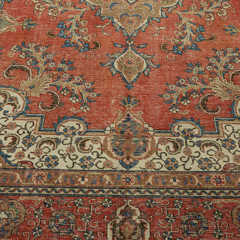 Vintage Hand-Knotted Oriental Rug - 9' 4" x 12'  (112" x 144") - K0082260