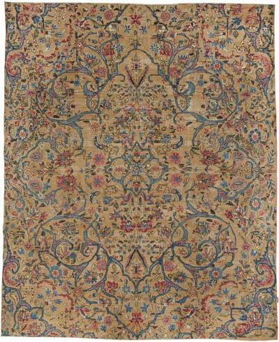 Alfombra Oriental Vintage Anudada a Mano - 291 cm x 357 cm