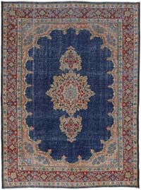 Vintage Hand-Knotted Oriental Rug - 8'  x 10' 9" (96" x 129")