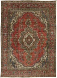 El Dokuma Vintage Halı - 262 cm x 372 cm