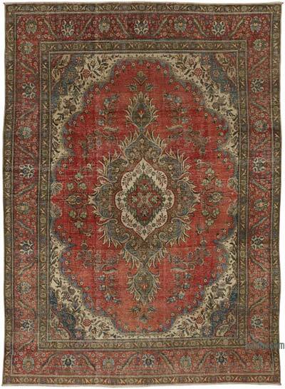 Vintage Hand-Knotted Oriental Rug - 8' 7" x 12' 2" (103" x 146")